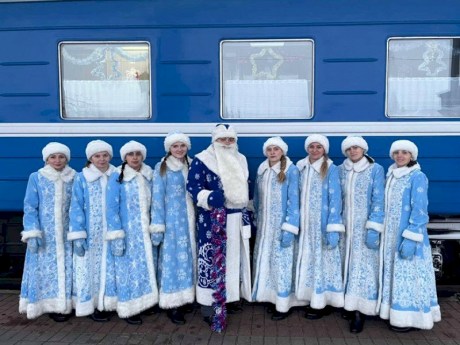 В гости к Деду Морозу с Белорусской железной дорогой