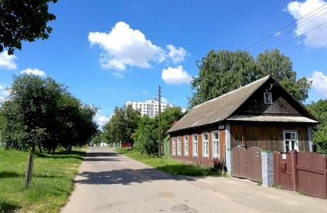 Жилые дома (начало 20 века) в микрорайоне Грушевка в г. Минск