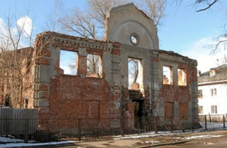 Руины Большой Любавичской синагоги в г. Витебск