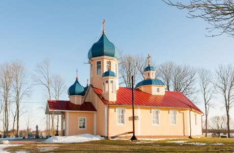Церковь Крестовоздвиженская в деревне Гощево