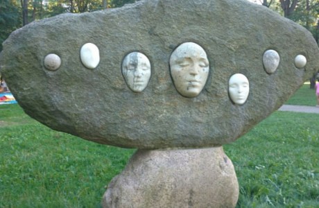 Сад камней в Сморгони
