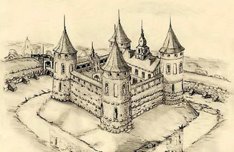 Замок в д. Геранены